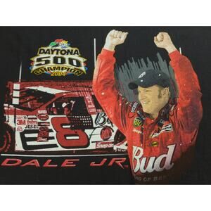 Y2K Dale Earnhardt Jr 2004 Daytona 500 Champion T Shirt Chase Authentics 2XL